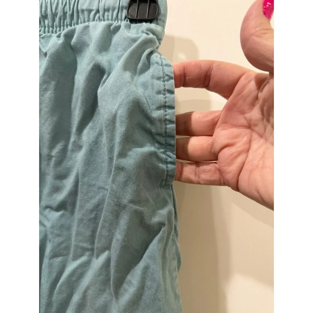 Old Navy Pull On Shorts Kids XL 14-16 Teal Excellent Elastic Waist Cotton